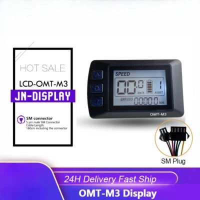 Electric Bicycle Display SM Plug Intelligent LCD Display Bicycle Accessories - Image 1 of 4