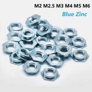M2 M2.5 M3 M4 M5 M6 Carbon Steel Flush Nut Thread Insert Nut Press Riveting Part - Picture 1 of 18
