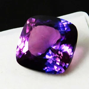 10.12 Ct Natural BLUE Tanzanite SQUARE Cushion Cut Loose Gemstone CERTIFIDE - Picture 1 of 16