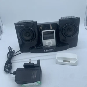 Apple ipod nano 3rd gen silver 4GB intempo speaker dock & apple charge dock - Picture 1 of 7