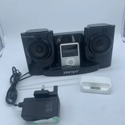 Apple ipod nano 3rd gen silver 4GB intempo speaker dock & apple charge dock - Image 1 of 4