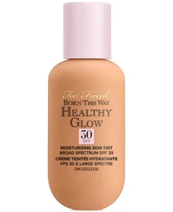 Too Faced Born This Way Brillo Saludable FPS 30 Hidratante Piel Tinte Almendra NUEVO - Imagen 1 de 6