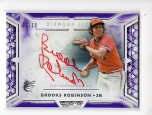 2018 Topps Diamond Icons Brooks Robinson #RIA-BR rot Autogramm /10 SSP - Bild 1 von 2