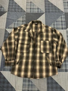 Patín holgado vintage años 90 franela sin miedo sombra a cuadros para hombre talla M - Imagen 1 de 6