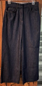 Pantalones de vestir ZARA para mujer azul acampanado jean talla US 4 - Imagen 1 de 7
