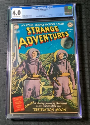 Strange Adventures #1 CGC 4.0 DC 1950 Golden Age Swan & Mooney Art - Image 1 of 2