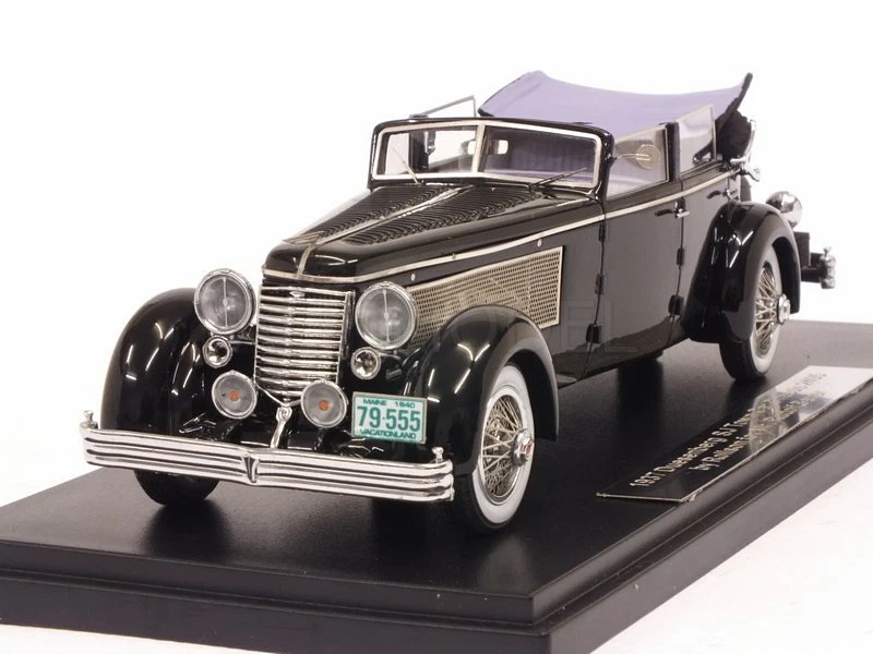 Duesenberg SJ Town Car Rollson 1937 Mr. Rudolf Bauer Black 1:43 ESVAL EMUS43004D - Immagine 1 di 1