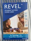 Psychology Revel Access Code 12Th Hardcover By Wade, Carole; Tavris, Carol New