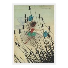Elizabeth Mary Watt - A Fairy and Butterflies: Poster (11.7" x 16.5")