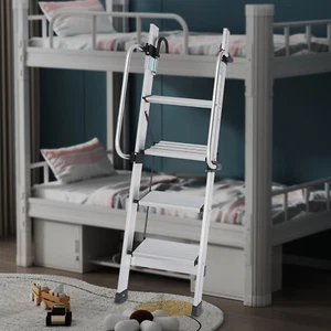 Scala per letto a pavimento 4 gradini con corrimano regolabile 150 kg/330,69 libbre - Foto 1 di 18