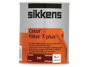 Sikkens Cetol Filter 7 Plus Translucent Woodstain Mahogany 1 litre - Picture 1 of 1