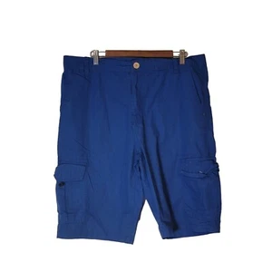 Pantalones Cortos Carga Southpole Talla 36 Azul Ligero Denim Largos Sueltos Bolsillos - Imagen 1 de 6