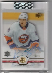 2020-21 Upper Deck Clear Cut Exclusives #CCKB Kieffer Bellows 45/65 New York - Picture 1 of 1