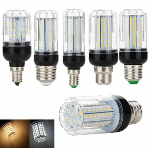 E14 E27 Dimmable LED Corn Bulb Light E12 E26 9W 16W 20W 25W 30W Lamp 110V 220V - Picture 1 of 20