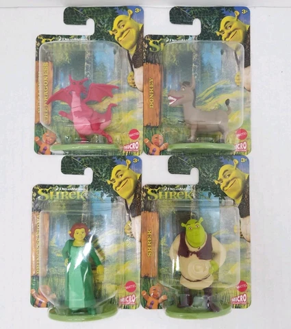 Dreamworks SHREK Micro Collection Mini Action Figure Mattel Cake Topper, CHOOSE Cover