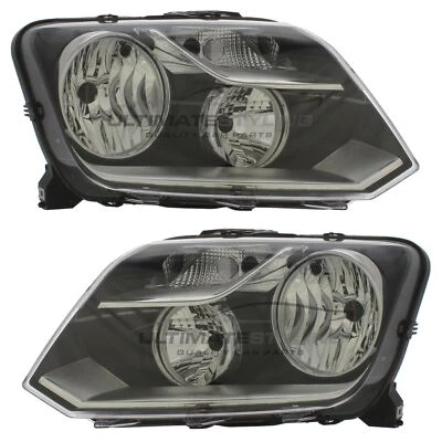 Faros interiores negros lado conductor y pasajero VW Amarok 2012-2017 Foto 1 de 4