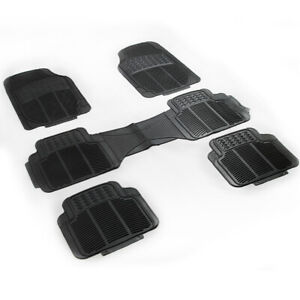 FOR SSANGYONG TURISMO - UNIVERSAL 5 PIECE HEAVY DUTY DURABLE RUBBER CAR MATS