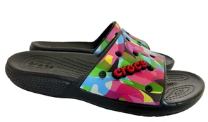 Crocs Classic Bubble Block Slide Sandal Bright Colorful Women's 6 Men's 4 Shoes - Picture 1 of 7