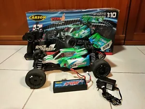 Tamiya-Carson "Race Rebel 1" Rtr 1/10 Buggy 2wd Brushed Lipo - Foto 1 di 16