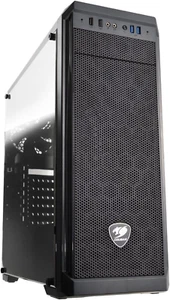 MX330-G MX330 Mid Tower Case with Full Tempered Glass Window and USB 3.0 - Afbeelding 1 van 8