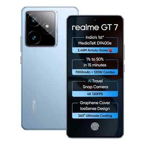 realme GT 7 Factory Unlocked-Dual SIM-4K 120FPS AI Travel Camera-256GB Storage - Picture 1 of 9