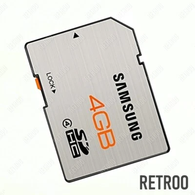 Samsung SDHC 4GB Memory Card SD Class4 Secure Digital for Cameras/Camcorders/PDA - Image 1 of 2