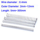Compression Spring Wire Dia 0.4mm OD 3mm-12mm Length 5-305mm 304 Stainless Steel
