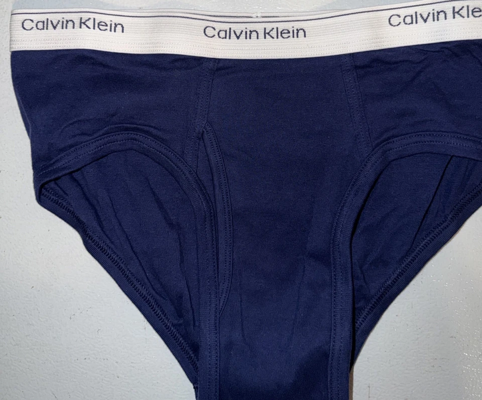 Calvin Klein Hombre Calzoncillo Talla 36 Azul Marino Estilo tiro bajo NUEVO Foto 1 de 2
