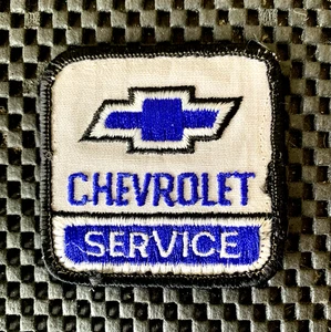 CHEVROLET SERVICE VINTAGE BORDADO COSER EN PARCHE CHEVY AUTOMÁTICO 2 1/2" X 2 1/2" - Imagen 1 de 2