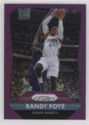 2015-16 Panini Prizm Purple Prizm /99 Randy Foye #133 - Image 1 of 2