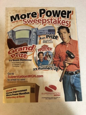 Pinup de revista de anuncios impresos para mejoras para el hogar de colección Tim Allen Foto 1 de 2