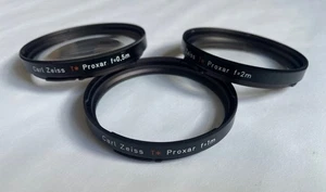 Hasselblad B60 Proxar Filter Set: f=0.5m; 1.0m; 2.0m in Original Plastic Boxes - Picture 1 of 10