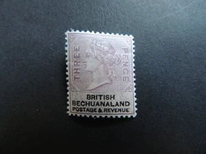 1888 Bechuanaland 3d lilac & black SG12 Mounted Mint - Picture 1 of 2