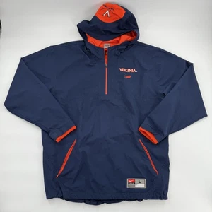 Virginia Cavaliers Jacket Mens Large NCAA Lacrosse Pullover Nike Team - Picture 1 of 9