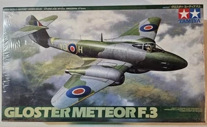 Tamiya 1/48 GLOSTER METEOR F.3 Sealed Model Kit - Picture 1 of 4