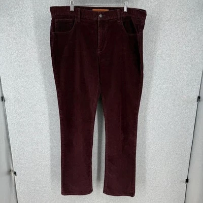 Pantalones de Pana Joes Jeans Para Hombre Talla 38 Burdeos Rojo Púrpura Borgoña Clásicos Foto 1 de 4