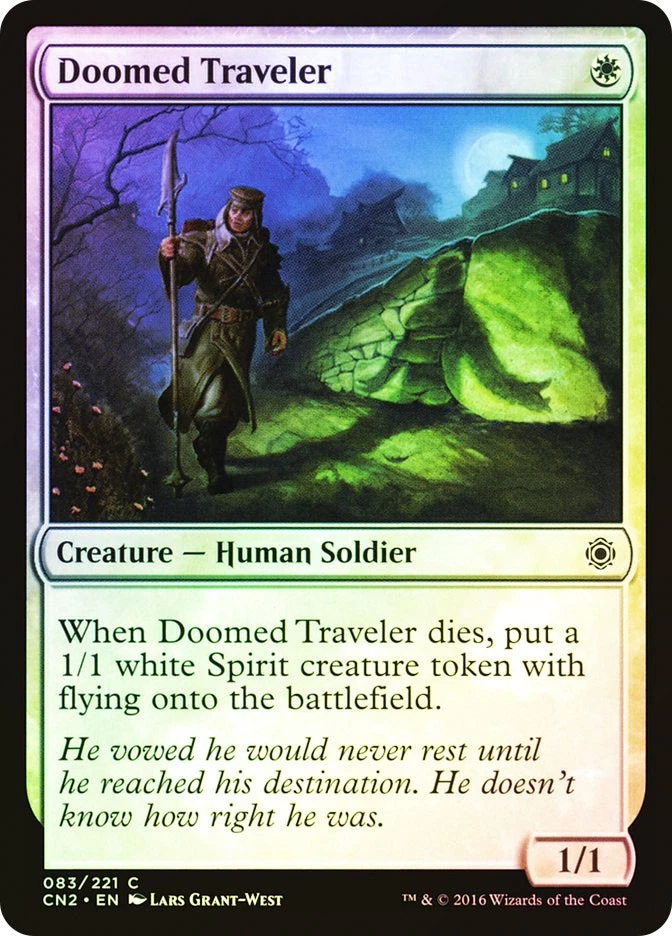 MTG FOIL Doomed Traveler  - Conspiracy: Take the Crown #083 - Image 1 of 1