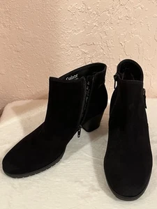 Gabor Women’s Olivetti Nubuck Black Suede Ankle Boots Size UK 5 US 7.5 - Picture 1 of 9