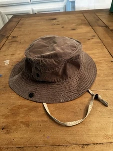 REI Bucket Hat Cap Men’s L/XL Brown Performance Outdoor Hiking - Foto 1 di 7