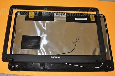 Cubierta trasera para computadora portátil TOSHIBA Satellite C655-S5514 + bisel LCD + cámara web + antena Wi-Fi Foto 1 de 3