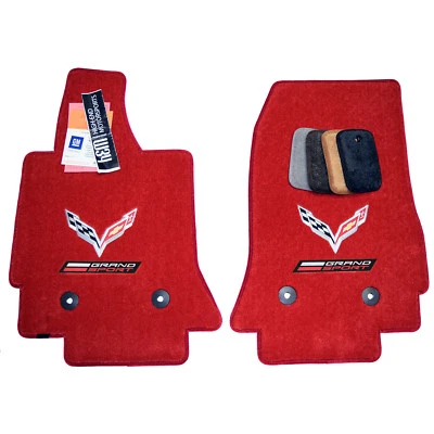 Alfombrillas Chevrolet Corvette C7 banderas rojas adrenalina y Grand Sport Premium 32 oz Foto 1 de 4