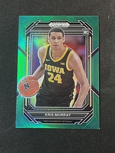 Kris Murray 2023 Panini Prizm Draft Picks ROOKIE GREEN PRIZM SP RC #49