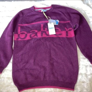 Ted baker merino wool jumper new 12-13 years boys Colour plum - Picture 1 of 2