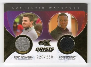 2022 CZX Crisis on Infinite Earths Wardrobe DM04 Stephen Amell & Ramsey #220/250 - Picture 1 of 3