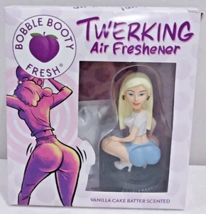 Bobble Booty Fresh BLONDIE Twerking Air Freshener Figure~Vanilla Cake Batter NEW - Picture 1 of 4