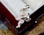 Stunning Vintage Sterling Silver 925 Detailed Cupid / Cherub Holding Heart Charm
