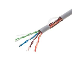 Cat5e Ethernet Cable 150M Grey UTP 24AWG Bulk Network Wire CCA Conductor