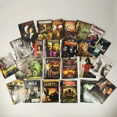 Horror Movie DVD Lot 25 Films Creatures Slashers Supernatural Grindhouse Rare - Image 1 of 4
