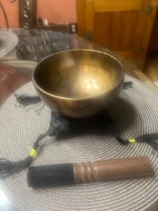 The Ohm Store Hammered Bronze Handmade Singing Bowl Nepal 6" Tree of Life - Picture 1 of 3