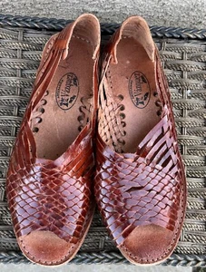 Sandalias mexicanas Huaraches de cuero para mujer talla 8 americanas - 5 mexicanas - Imagen 1 de 6